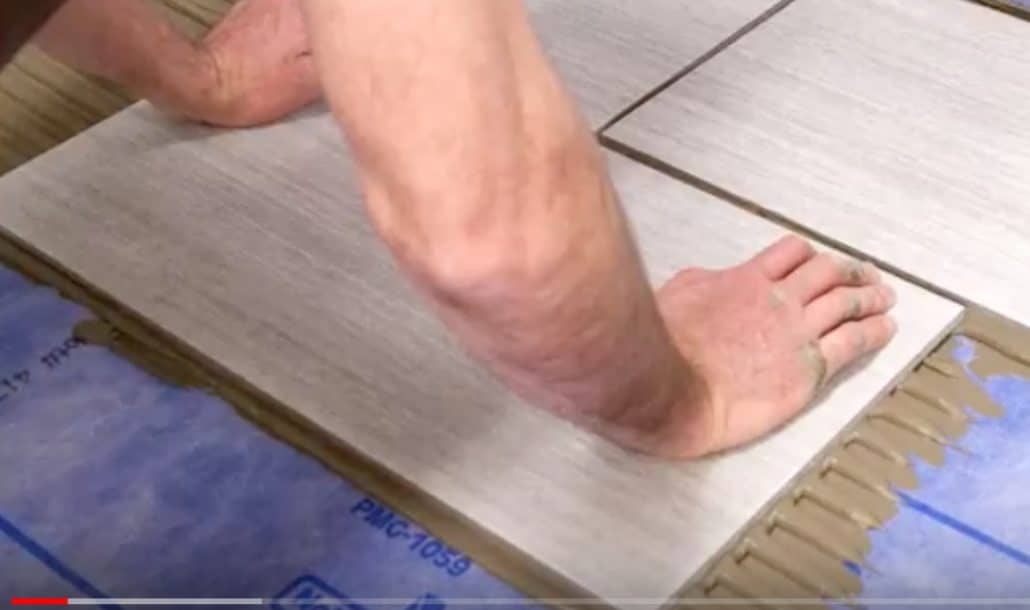 Tile Over Radiant Heating Boards